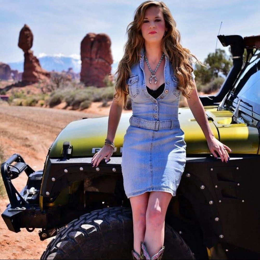 Short Sleeve Blue Jean dress